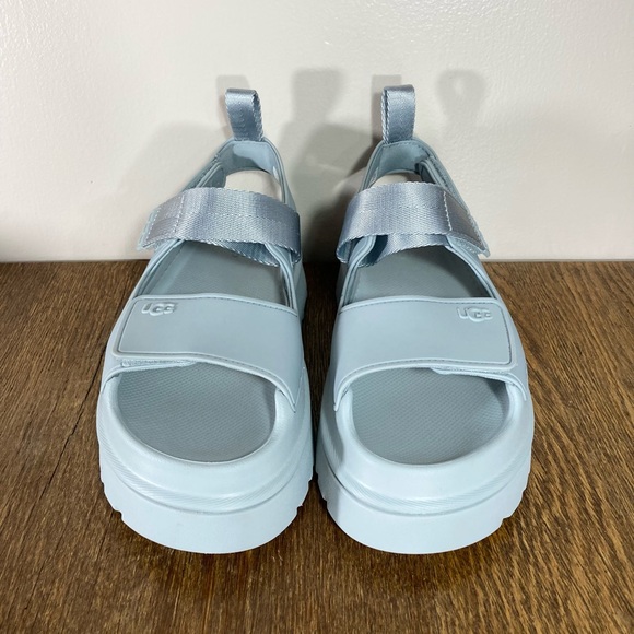 New Ugg Goldenglow Platform Sandal Women’s Various Sizes Seafoam Blue - Picture 3 of 9
